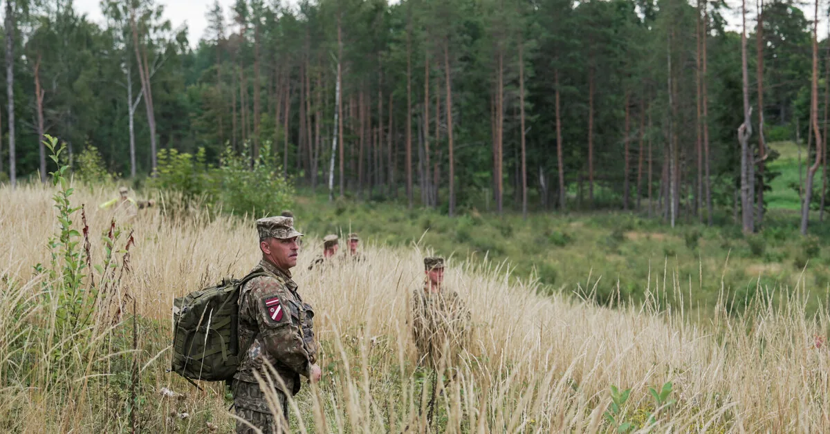 The Latvian army has completed demolition work to neutralize the downed drone