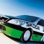 This Škoda Octavia with a parachute accelerates up to 367 km/h: where is the 630 HP hiding?