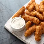 Quick dinner: crispy sea pike fingers according to Kristina's recipe
