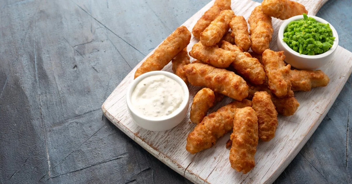 Quick dinner: crispy sea pike fingers according to Kristina's recipe