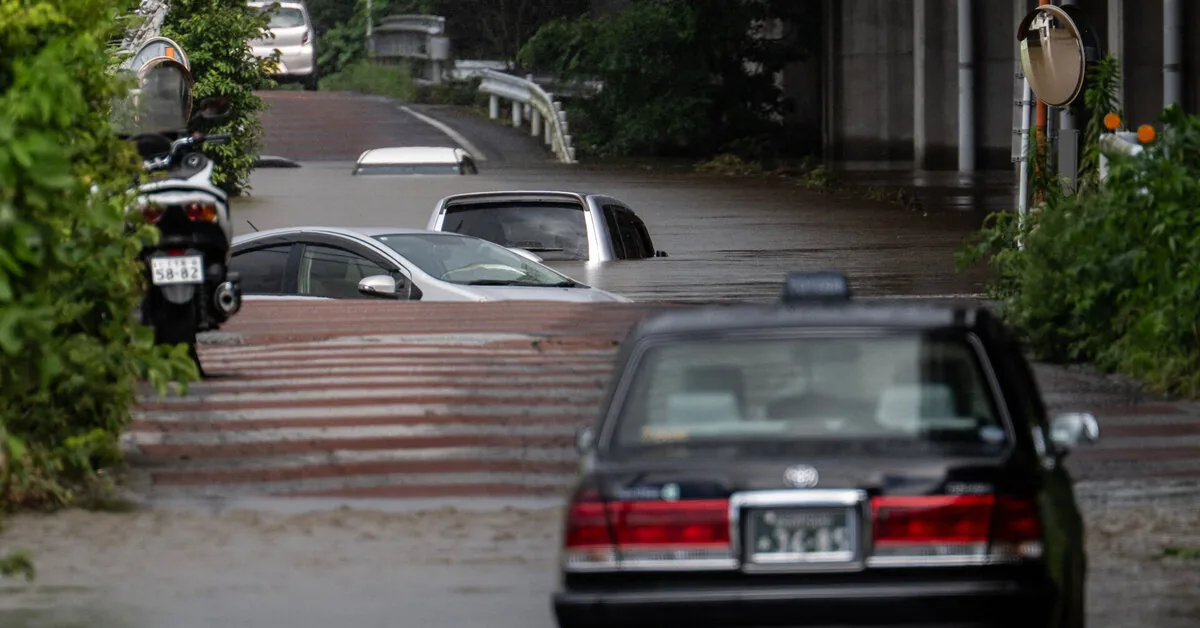 At least five people have died in Japan due to heavy rains, thousands stranded at the airport