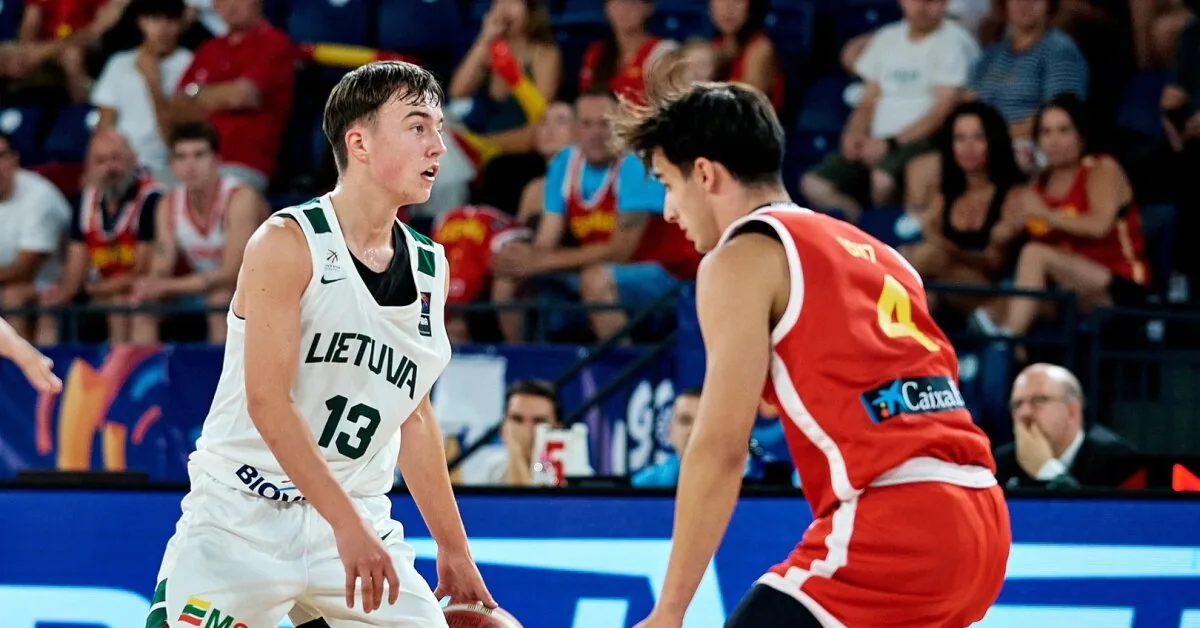 Jasikevičius' three-pointers brought the 16-year-olds close to a miracle, but they ended up without European Championship medals