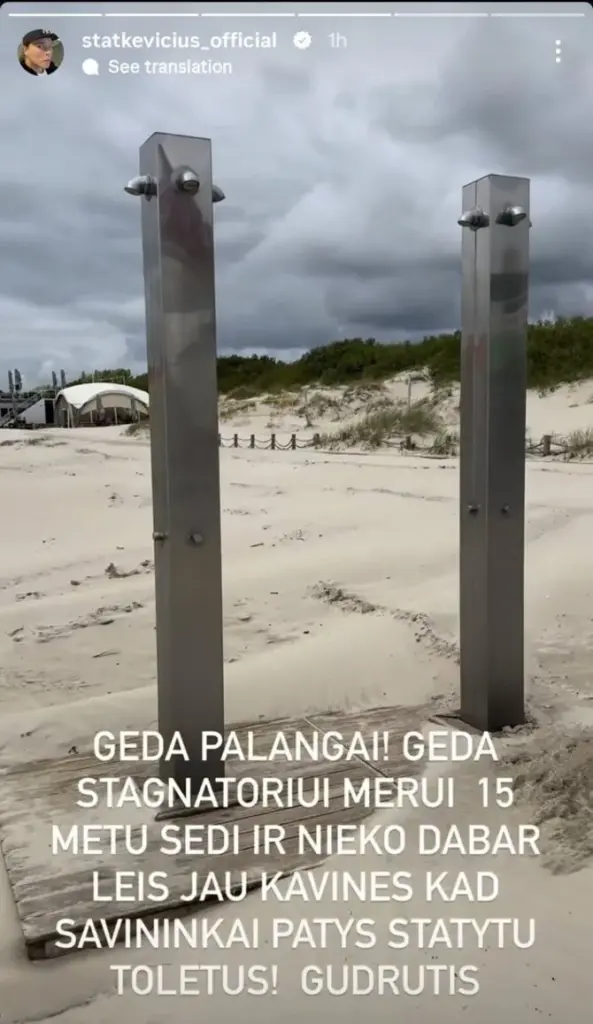„Instagram“ nuotr./Juozo Statkevičiaus įrašas