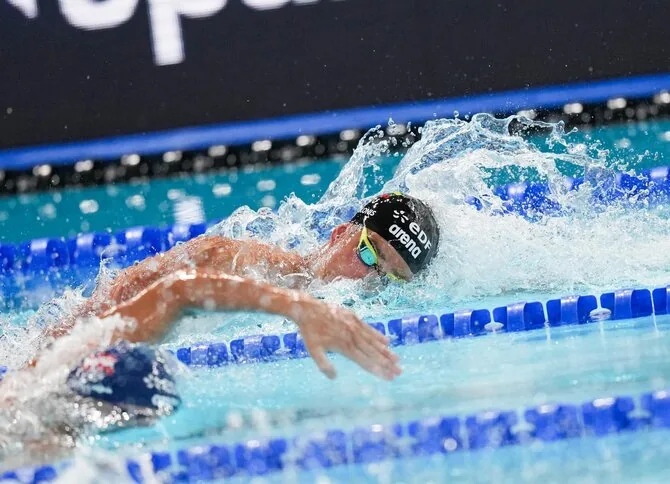 LTU Aquatics/Dariaus Kibirkščio nuotr./Tomas Navikonis iškovojo sidabrą.