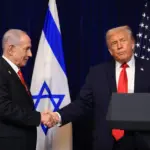Trump spoke briefly about his relationship with Benjamin Netanyahu