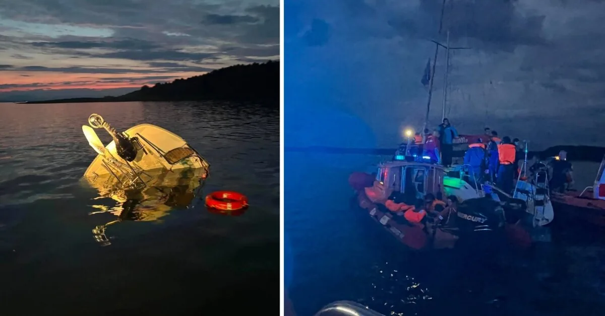 Sudden storm in Poland almost turned into a tragedy: capsized 4 sailing ships with people