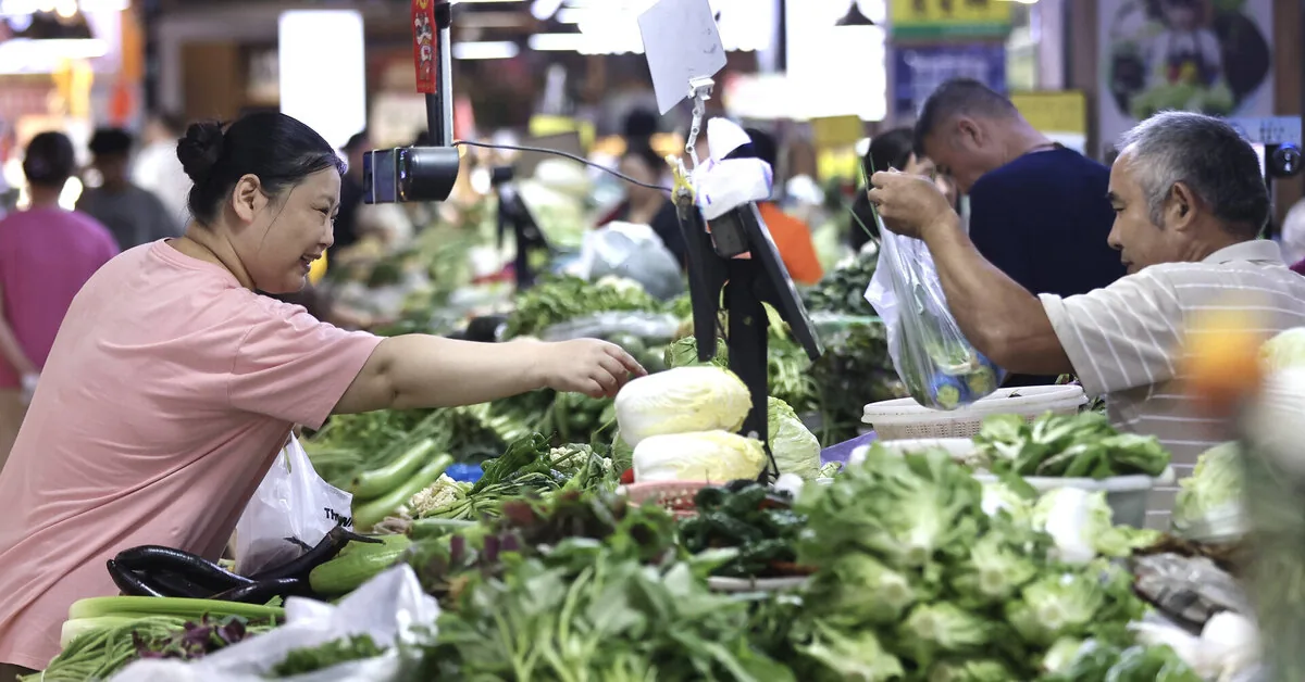 In July, inflation slowed down in China