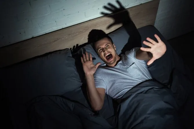 Shutterstock photo/Man had a nightmare