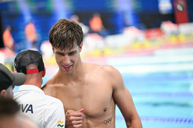LTU Aquatics/Dariaus Kibirkščio nuotr./Tomas Navikonis Europos plaukimo čempionate pagerino Lietuvos rekordą 100 m laisvuoju stiliumi rungtyje.