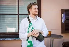 Žalgiris fans gather in the city before important matches