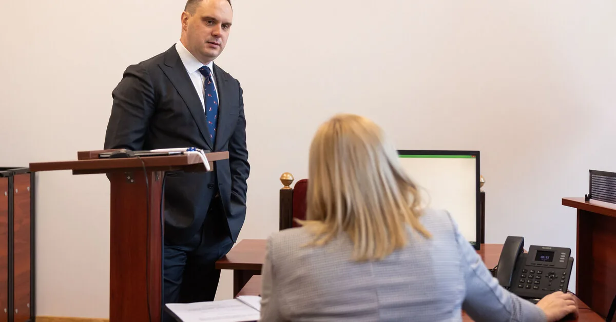 LAT will examine Andrius Vyšniauskas's "receipts" case