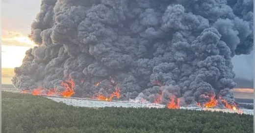 War in Ukraine. Hundreds of drones flew towards the Moscow region: the largest "Wildberries" warehouse burned down in flames
