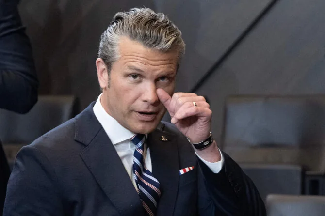 Pete Hegseth / JOHN THYS / AFP