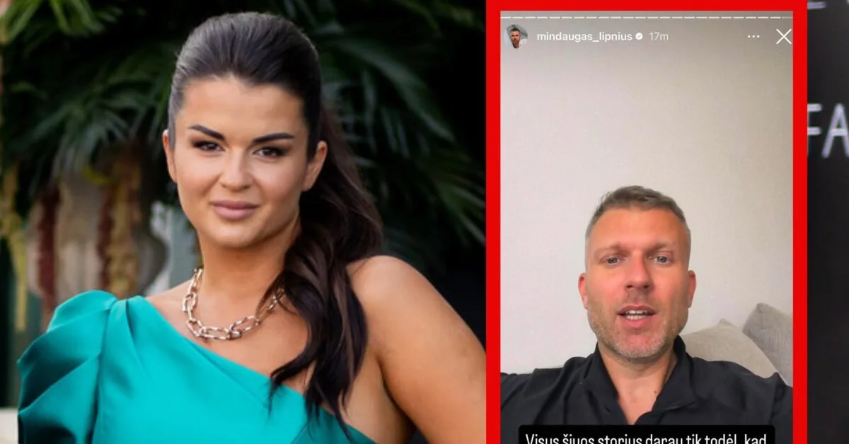 "I will not allow myself to be called a liar": Mindaugas Lipnius responded to Simona Lipnė's statement with his version