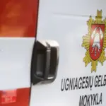 Two car models burned down at the Firefighters' Rescue School