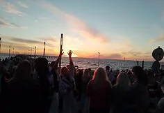 Solar eclipse in Palanga