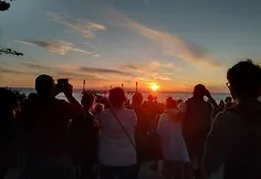 Solar eclipse in Palanga