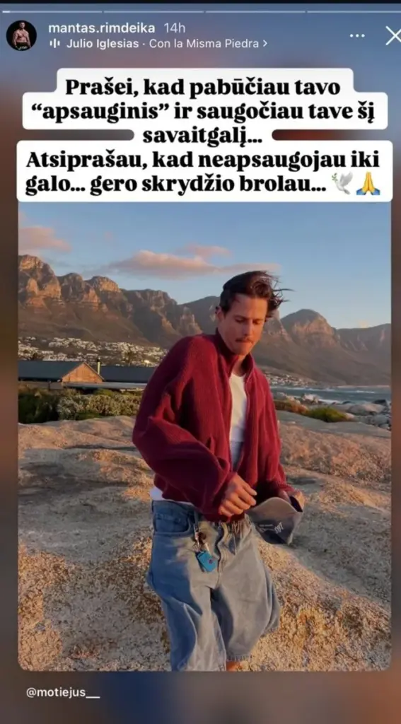 Stop kadras/Manto Rimdeikos įrašas