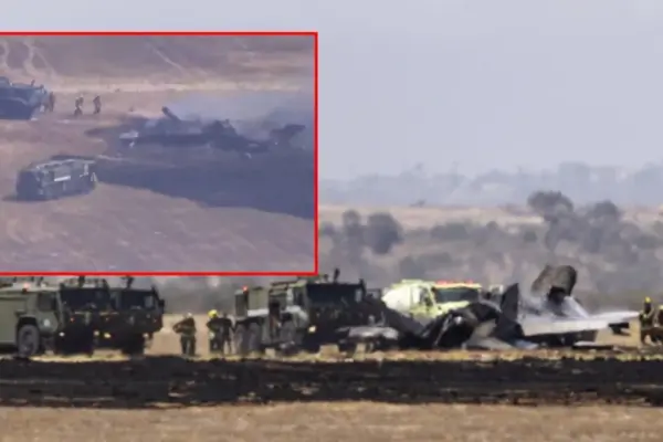 The US fighter jet F-35B, costing more than 100 million dollars, has crashed