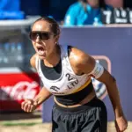 Two Lithuanian beach volleyball teams started the European Championship victoriously