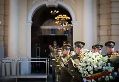Kazimira Prunskienė is sent off on her final journey