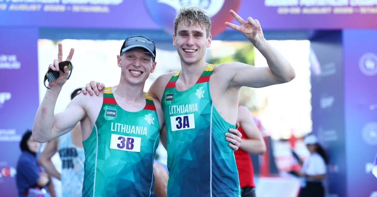 Lithuanian pentathletes who became European vice-champions: "We try not to lose focus"