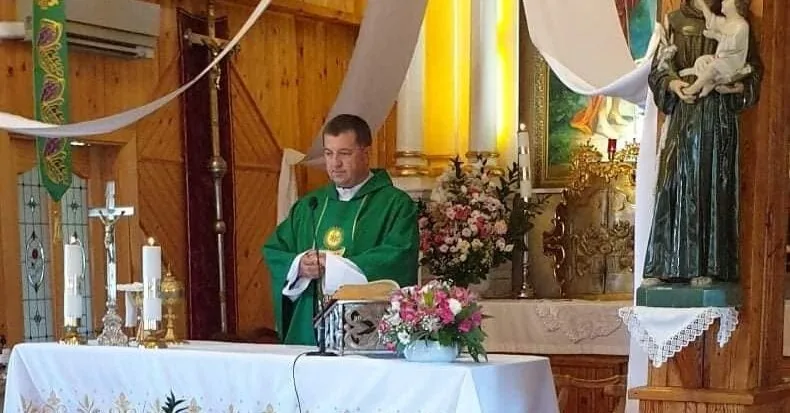 The priest's lawyer broke the silence: announced the defendant's position