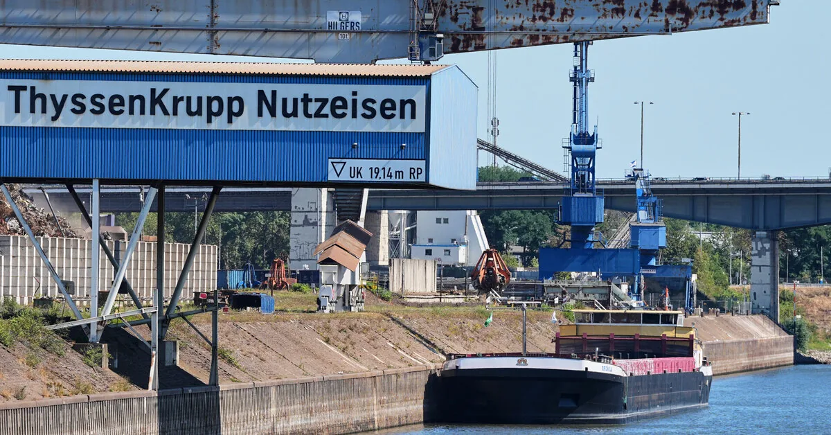 Falling Reign poses increasing problems for German steel production giant "Thyssenkrupp"