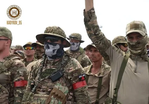 Fighters sent to the war in Ukraine from Grozny