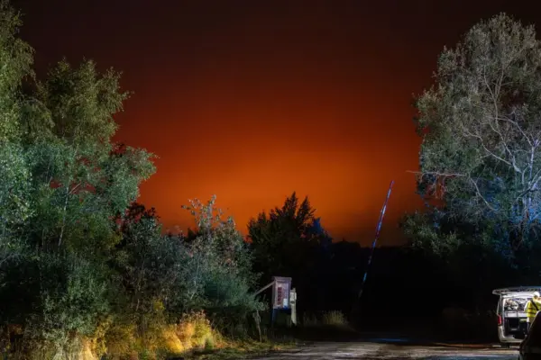 Officers: the area of the record forest fire in Belgium doubled in one day
