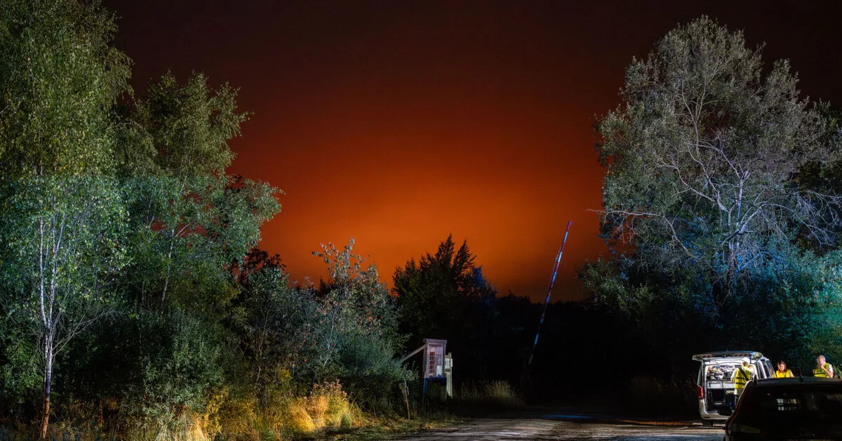 Officers: the area of the record forest fire in Belgium doubled in one day