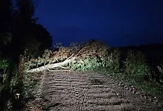 Storm aftermath in Eišiškės and surroundings