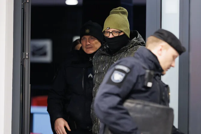 Photo by Erikas Ovčarenko / BNS / Andrejus Tokeris in court
