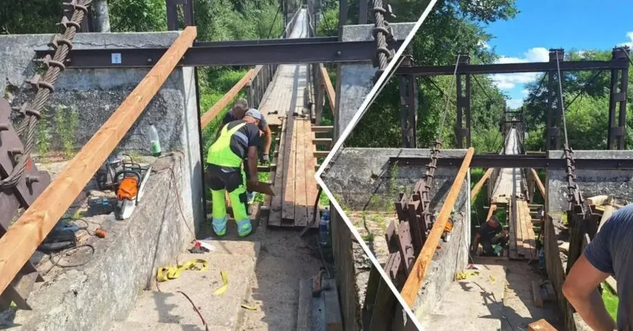 The legendary pedestrian bridges will be reborn: one of them connects two districts