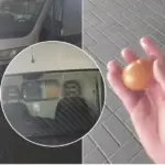 "Would it be a sin or not a sin?": a video has spread showing an egg flying towards a police car in Kaunas