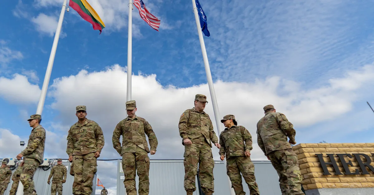 Decisions about US soldiers in Lithuania – at the beginning of autumn, says Laurynas Kasčiūnas