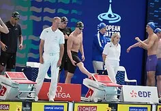 Lithuanian men's swimming 4x200m freestyle relay. Danas Rapšys