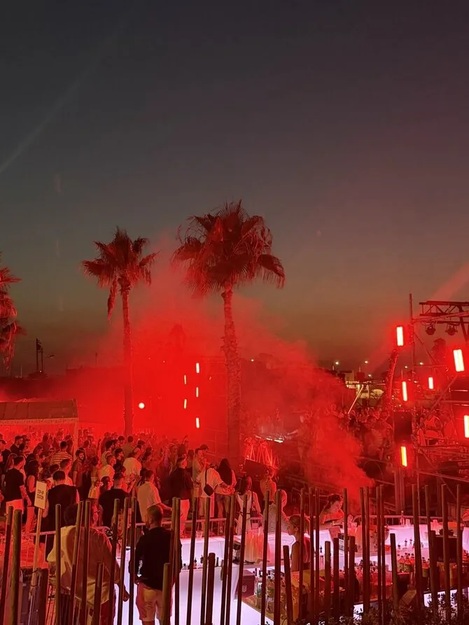 Personal archive photo/Goda Problema at the 'Zamna' party in Malta
