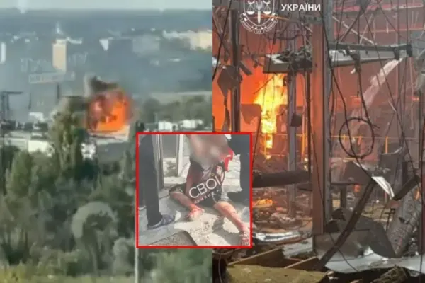 Terrible scenes appeared as Russia attacked shoppers at the shopping center