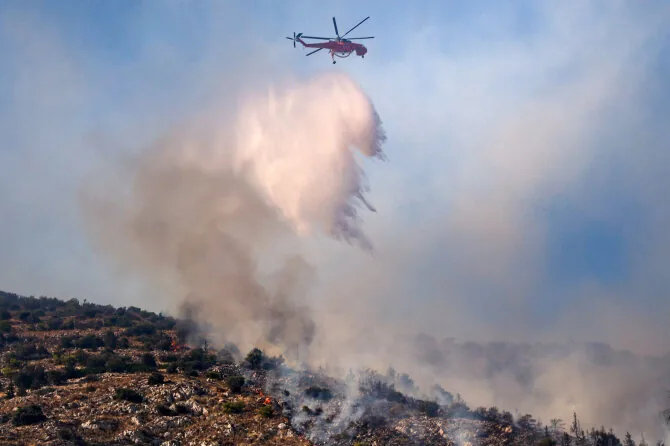 Fires in Greece / AFP