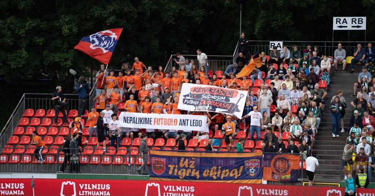 "Bangos" fans organize a picket: "Politicians' plans – a huge blow to Gargždai football"