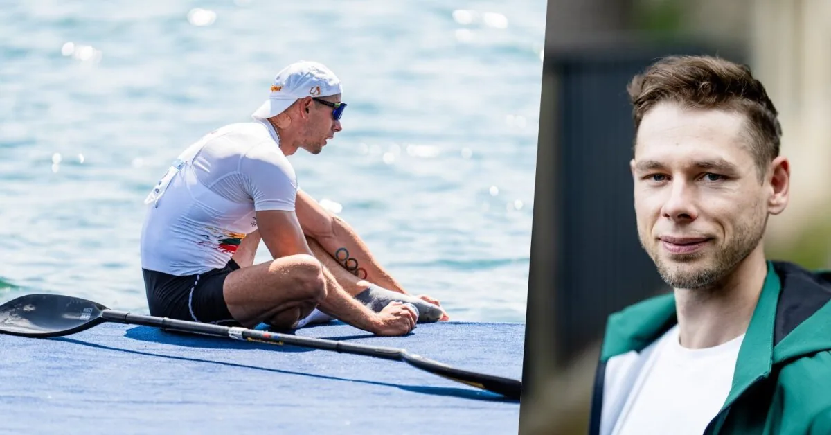 Lithuanian Olympic star had to get out of the kayak: "I exercised borrowing time"