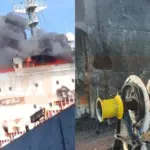 Greek ship sailing to a Russian port received 5 drone strikes