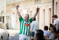 Žalgiris fans gather in the city before important matches