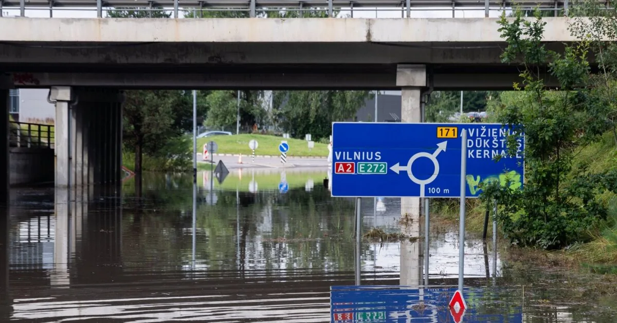 V.Vansavičius: there has never been such a bad situation with Avižienių žiedas, flooded and damaged school premises