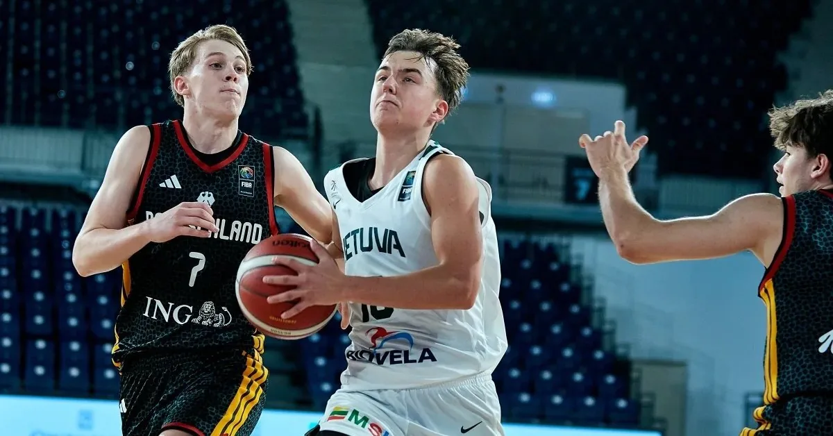 Lithuania's U16 team, who have not yet played enough, are one step away from medals