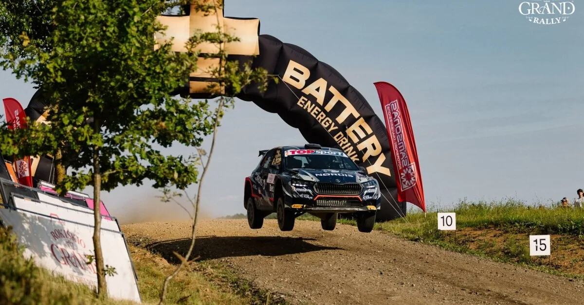 The first day of the "Rokiškis Grand Rally": Deividas Gezevičius with Evaldas Kvederis became the leader