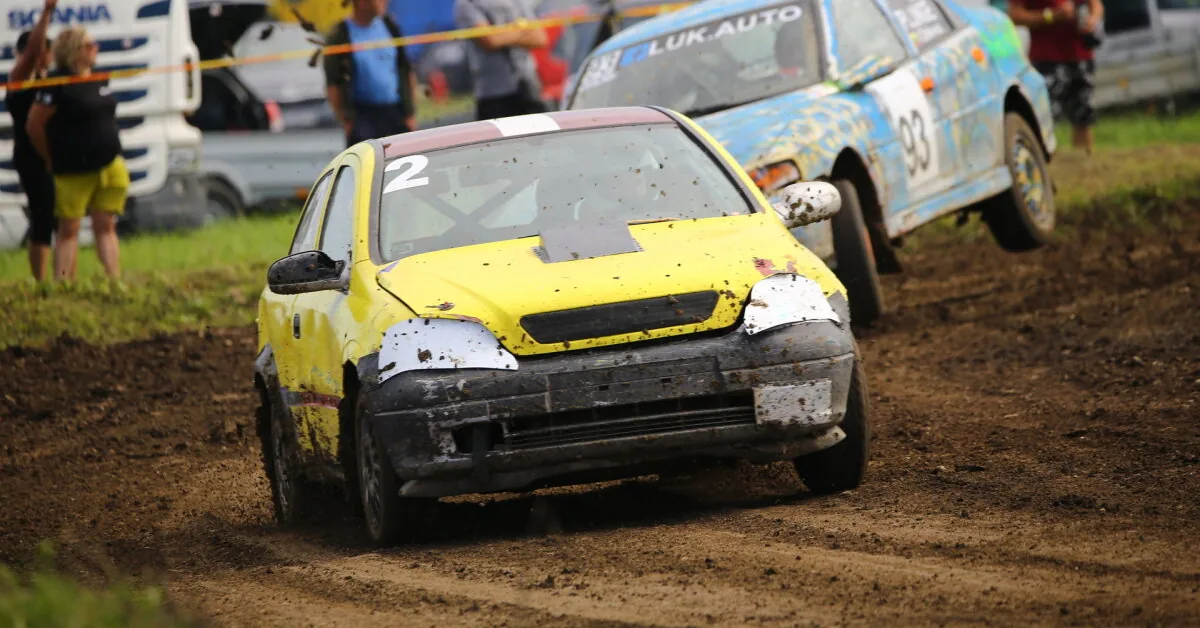 At the penultimate stage of the Lithuanian autocross championships in Biržai – more than fifty participants