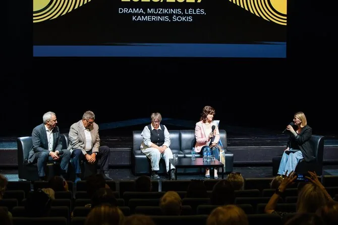 Photo by Teodoras Biliūnas / BNS / Presentation of the new season of Kaunas theaters