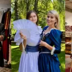 Famous people prepare for an aristocratic feast